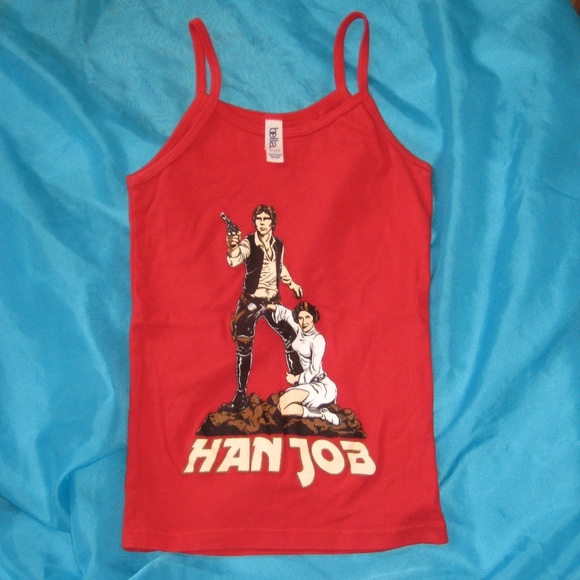 T-Shirt Hell Tops - Star Wars T-Shirt Hell Tank Top HAN JOB Leia Solo